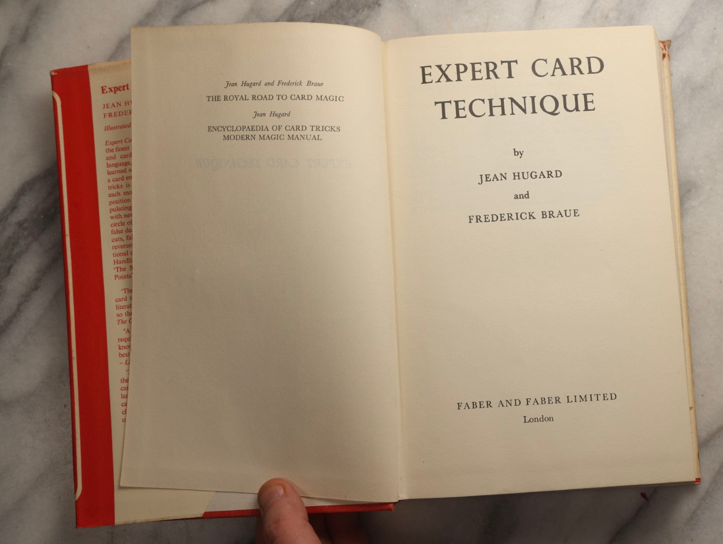 Lot 102 - Grouping Of Four Vintage Card Magic Books Including "Expert Card Technique" By Hugard And Braue, "Dai Vernon's Ultimate Secrets Of Card Magic," "Hillard's Card Magic," And "Professional Card Magic" By Cliff Green