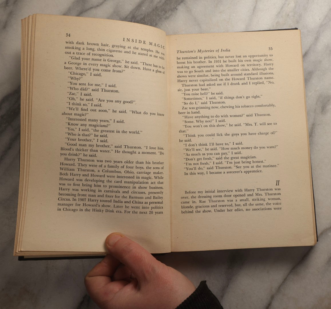 Lot 103 - Grouping Of Three Vintage Magic Books Including "Card Manipulations" By Jean Hugard, "My Best" By J.G. Thompson Jr., And "Inside Magic" By George L. Boston