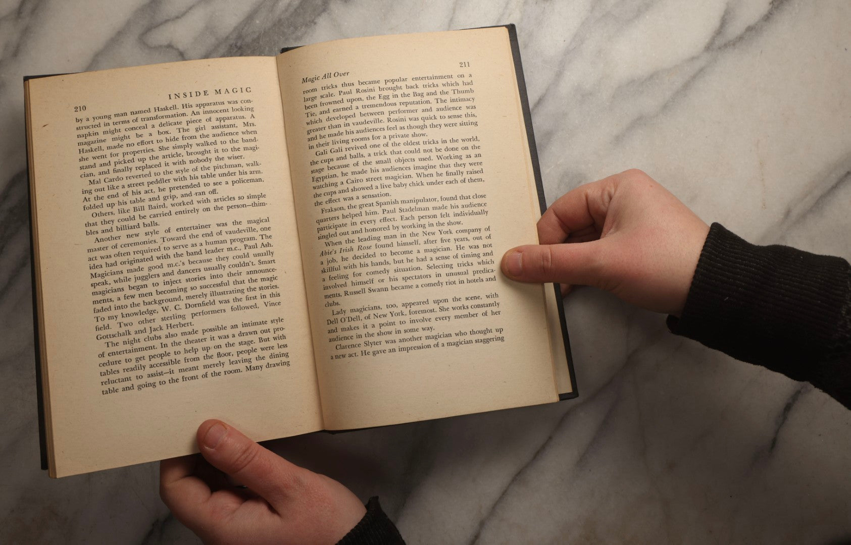 Lot 103 - Grouping Of Three Vintage Magic Books Including "Card Manipulations" By Jean Hugard, "My Best" By J.G. Thompson Jr., And "Inside Magic" By George L. Boston