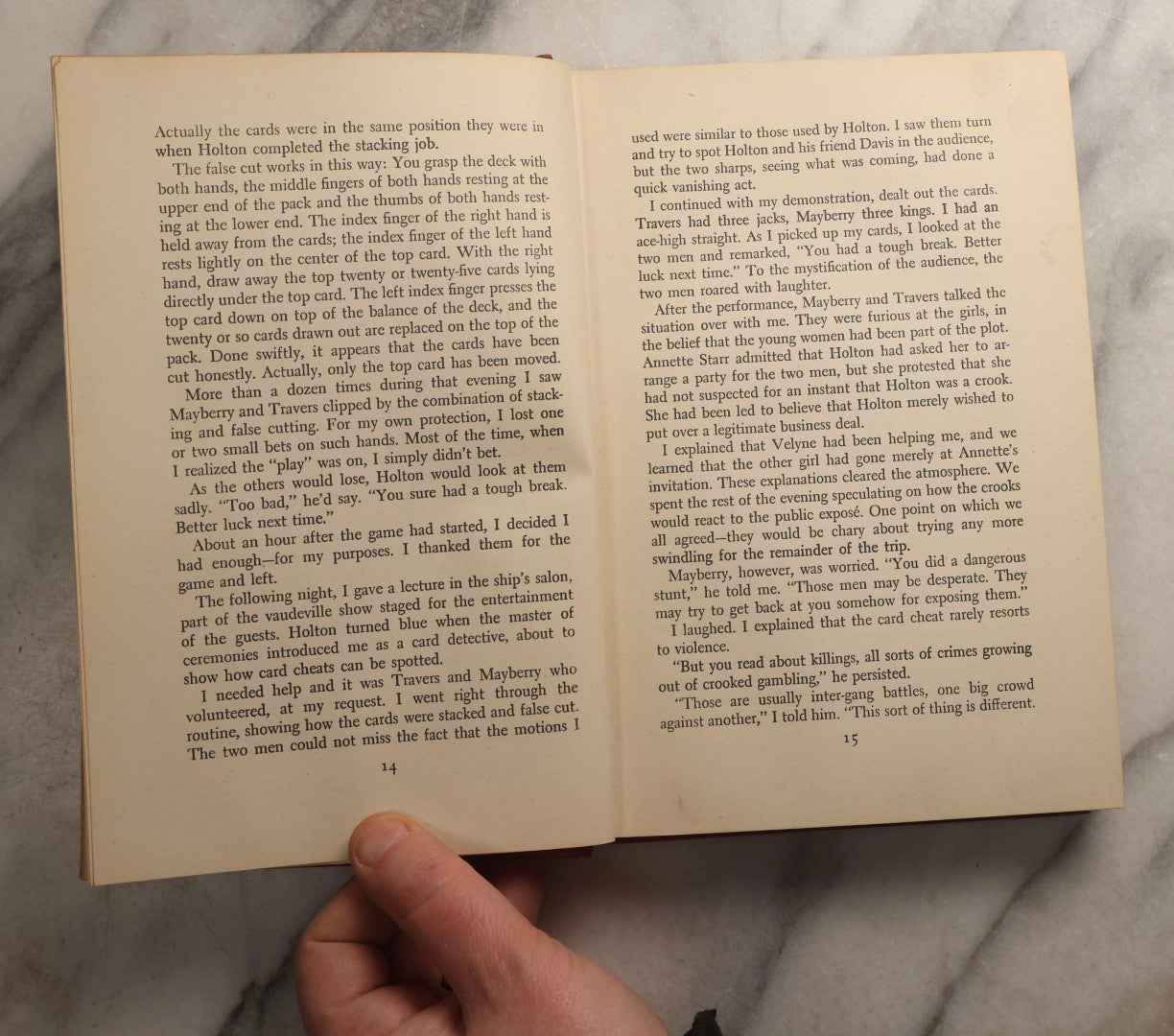 Lot 104 - Grouping Of Three Vintage Magic Books Including "Danger In The Cards" By Michael Macdougall, "Modern Coin Magic" By J.B. Bobo, And "Blackstone's Modern Card Tricks And Secrets Of Magic" By Harry Blackstone