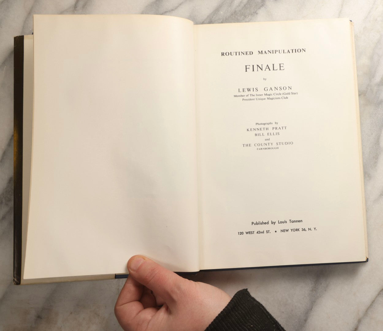 Lot 105 - Grouping Of Three Vintage Magic Books With Dust Jackets Including "The Magic Book" By Harry Lorayne, "The Dai Vernon Book Of Magic" By Lewis Ganson, And "Routined Manipulation Finale" By Lewis Ganson, Circa 1960s-1970s