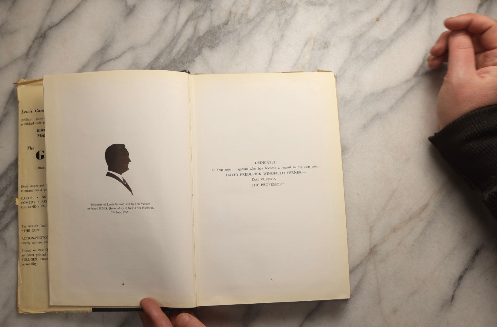 Lot 105 - Grouping Of Three Vintage Magic Books With Dust Jackets Including "The Magic Book" By Harry Lorayne, "The Dai Vernon Book Of Magic" By Lewis Ganson, And "Routined Manipulation Finale" By Lewis Ganson, Circa 1960s-1970s