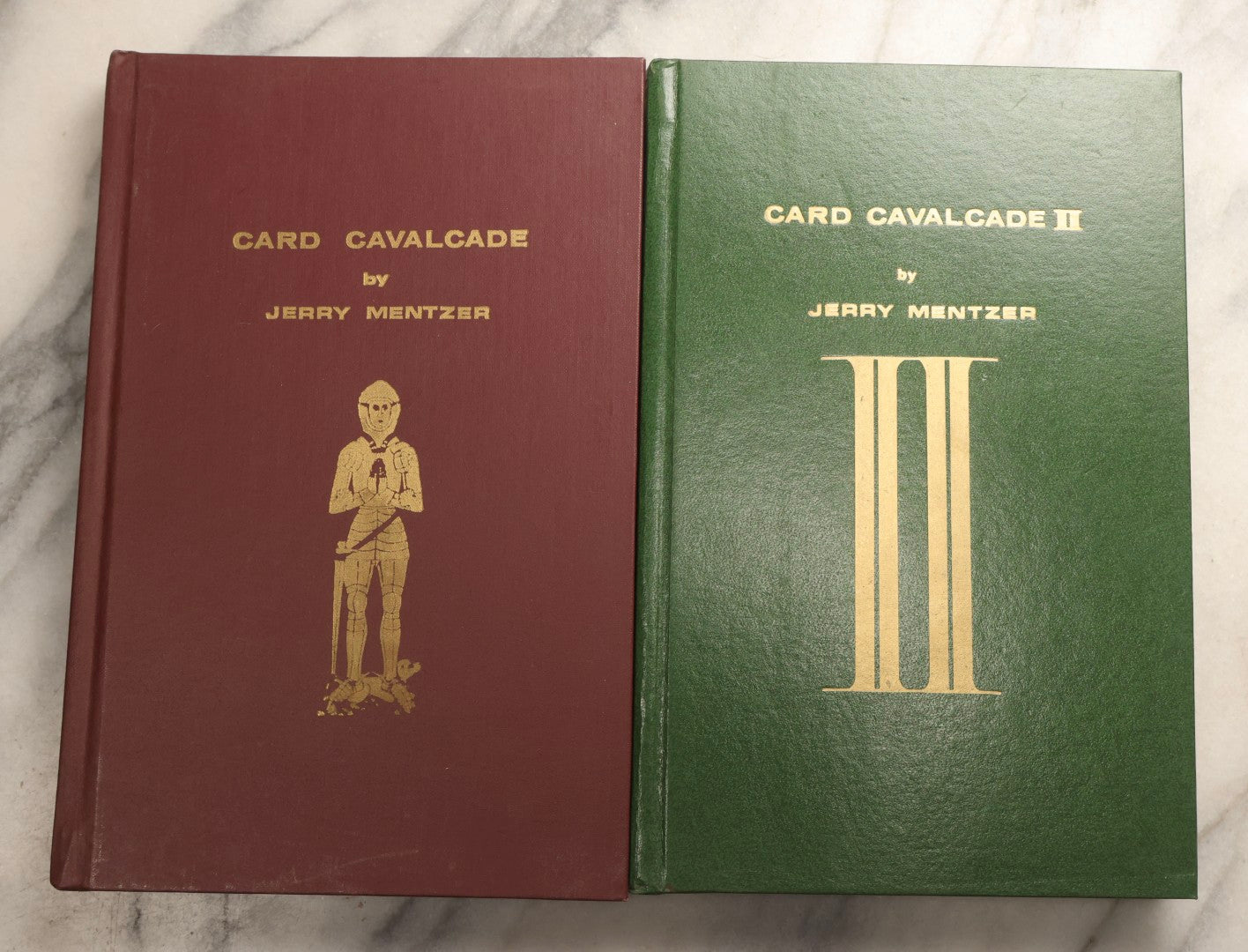 Lot 106 - Pair Of Vintage Magic Books, "Card Cavalcade I" And "Card Cavalcade II" By Jerry Mentzer, First Editions, Graphics By Commugraphic Entreprises, 1977 And 1974