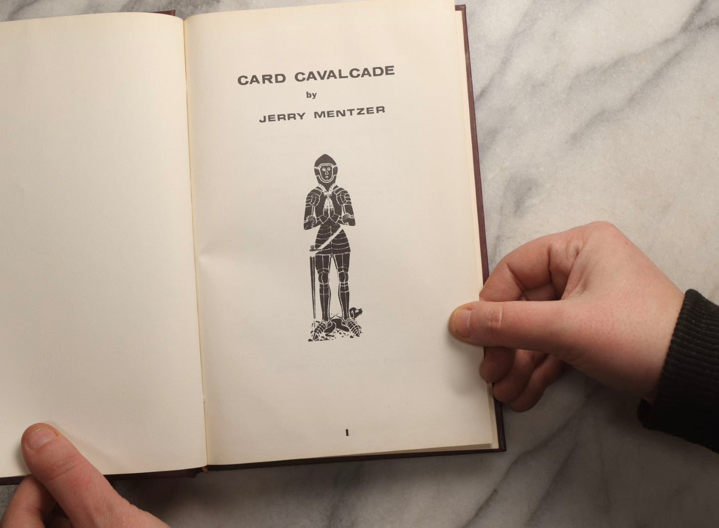 Lot 106 - Pair Of Vintage Magic Books, "Card Cavalcade I" And "Card Cavalcade II" By Jerry Mentzer, First Editions, Graphics By Commugraphic Entreprises, 1977 And 1974