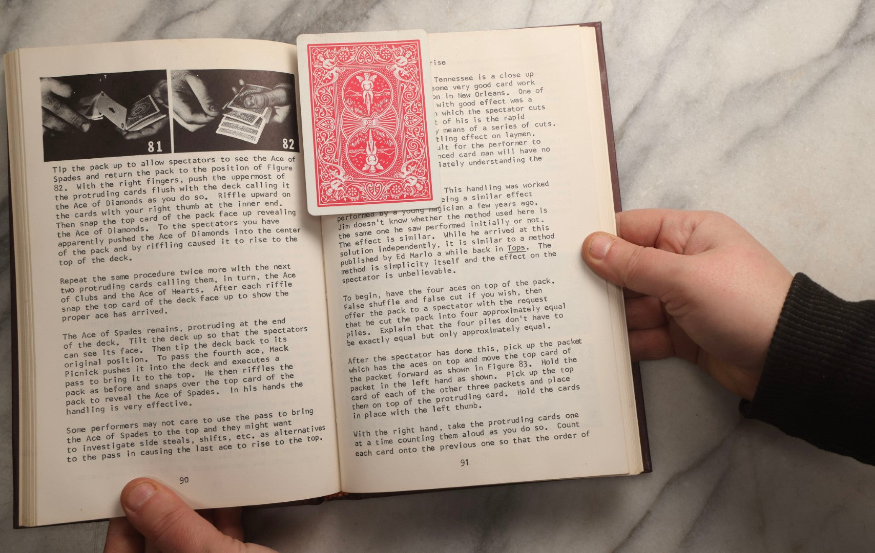 Lot 106 - Pair Of Vintage Magic Books, "Card Cavalcade I" And "Card Cavalcade II" By Jerry Mentzer, First Editions, Graphics By Commugraphic Entreprises, 1977 And 1974