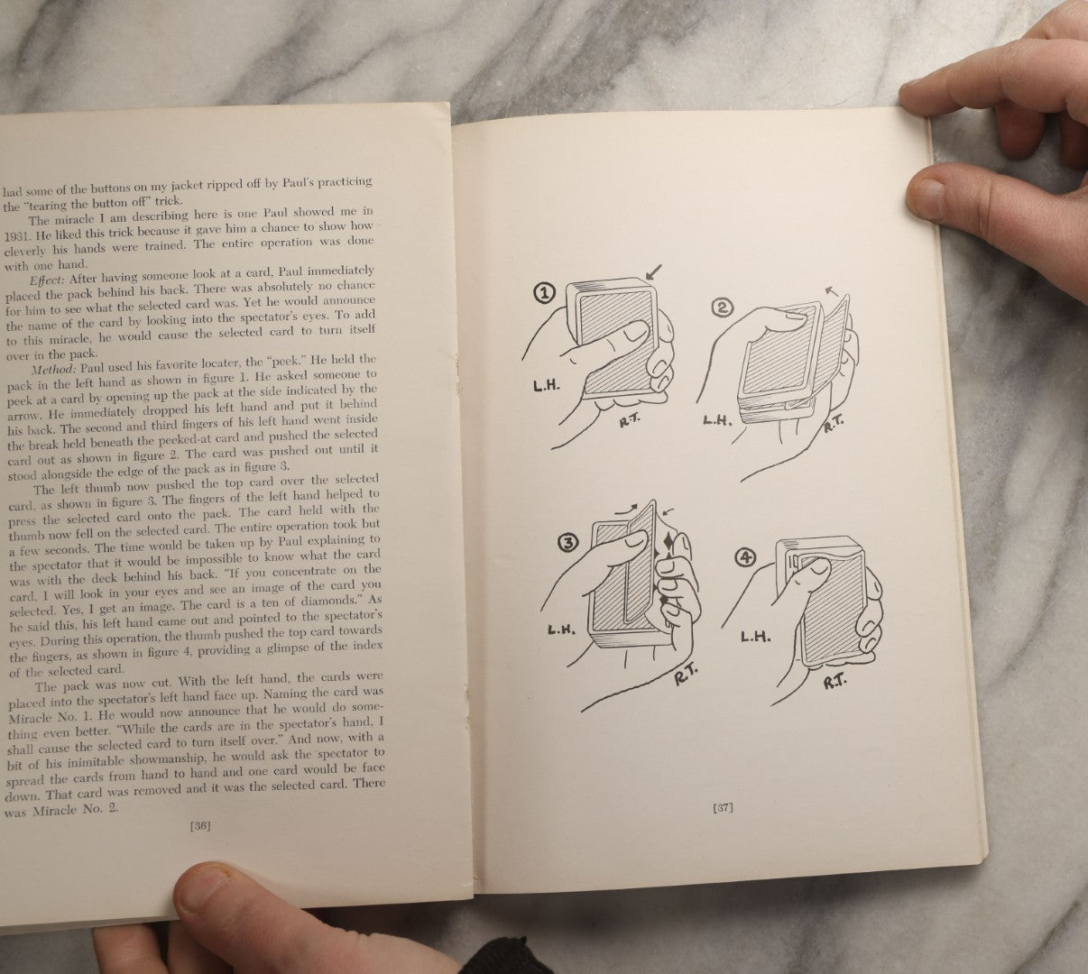 Lot 107 - Grouping Of Five Vintage Magic Paperbacks And Booklets Including "The Close-Up Magician," "Stand Up Close," "French's Manipulative Magic With Additions," "More Card Manipulations" By Jean Hugard, And "Paul Rosini Magical Gems: A Memorial"