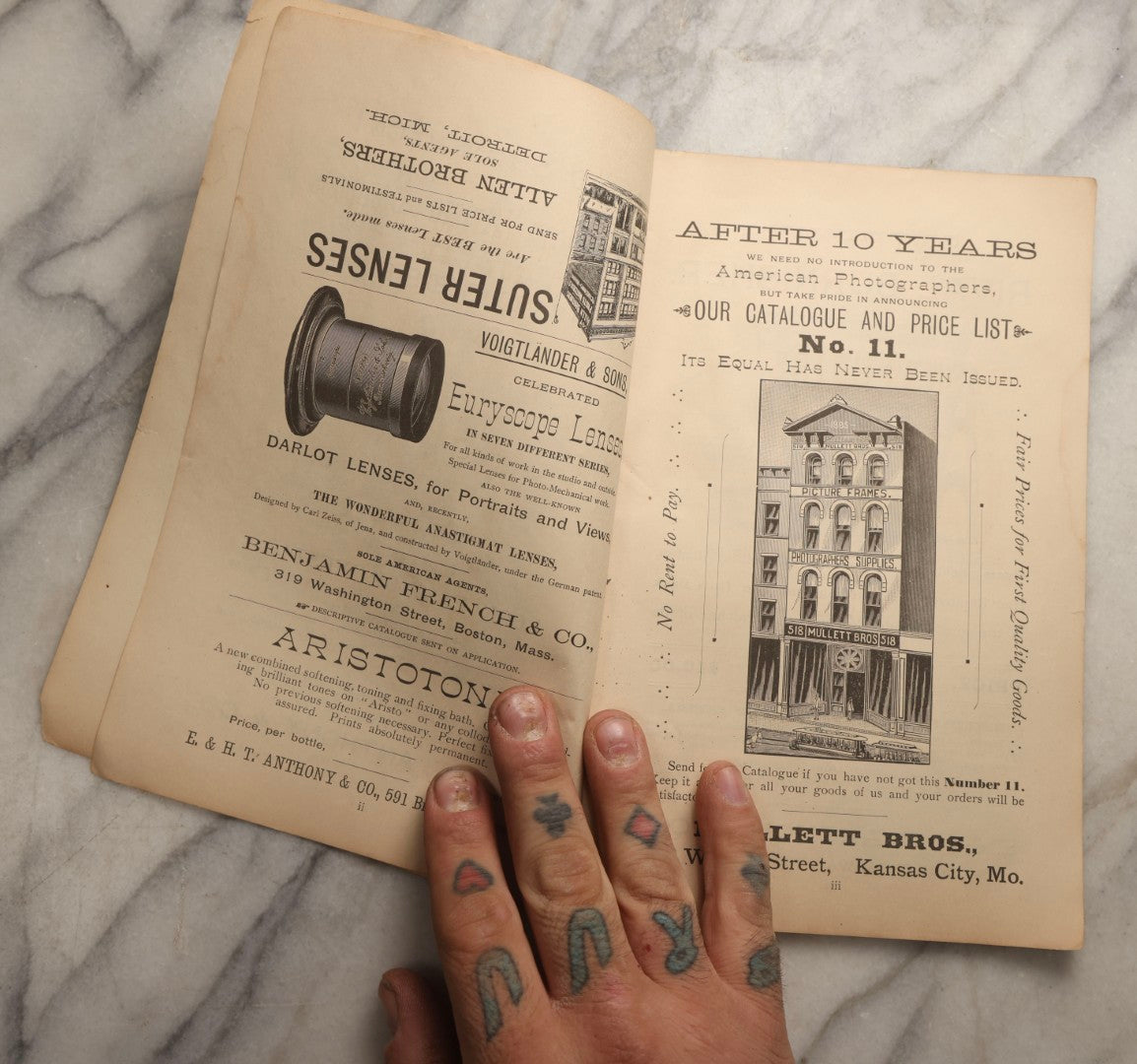 Lot 109 - Grouping Of Four Antique Photography Publications, 1892–1904, Including Anthony's Photographic Bulletin And Voigtländer Lens Catalogue