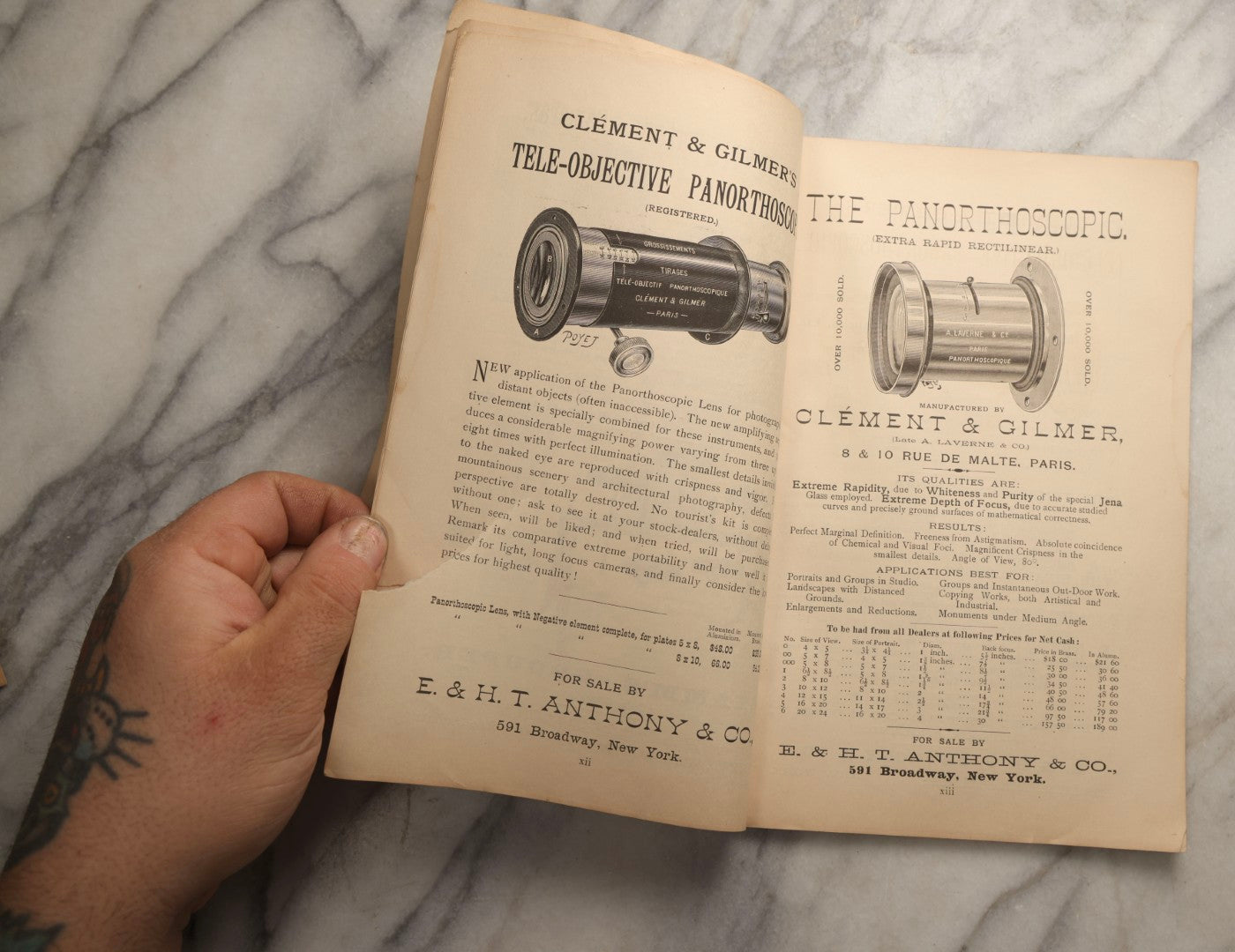 Lot 109 - Grouping Of Four Antique Photography Publications, 1892–1904, Including Anthony's Photographic Bulletin And Voigtländer Lens Catalogue