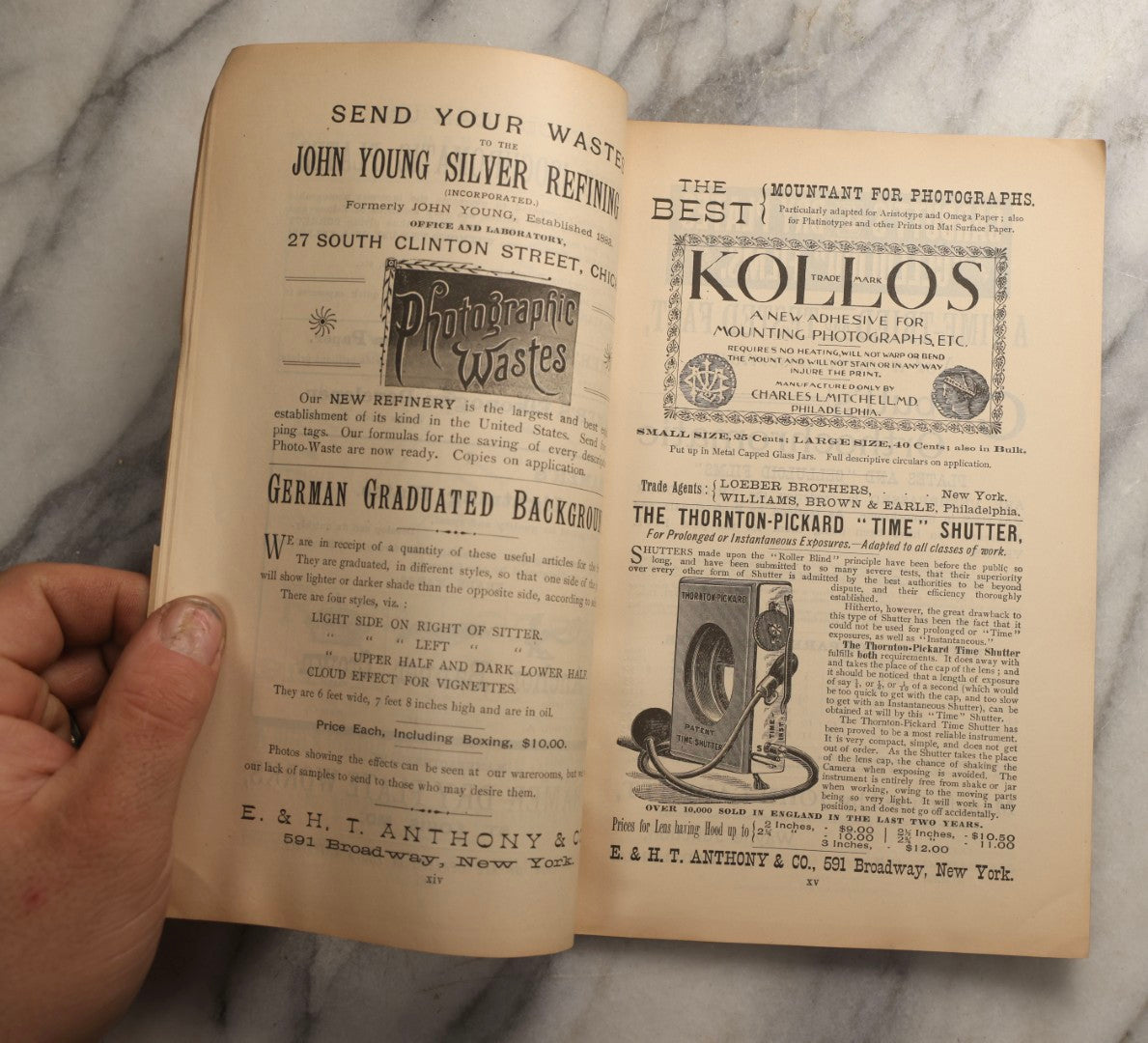 Lot 109 - Grouping Of Four Antique Photography Publications, 1892–1904, Including Anthony's Photographic Bulletin And Voigtländer Lens Catalogue