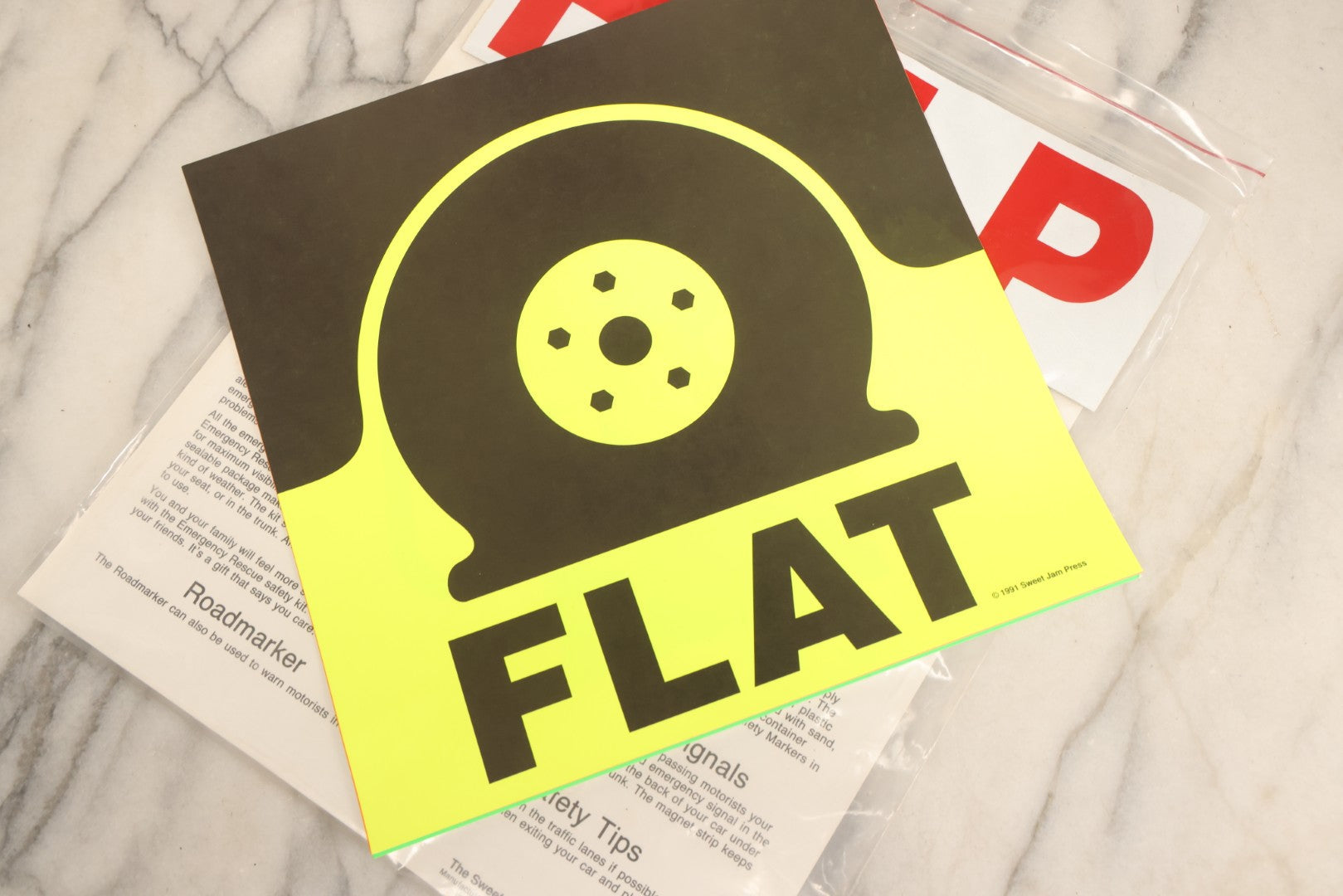 Lot 133 - Vintage Emergency Rescue Kit Help Posters Advertising Community Council Mental Health Services, Nashua, New Hampshire, 1991