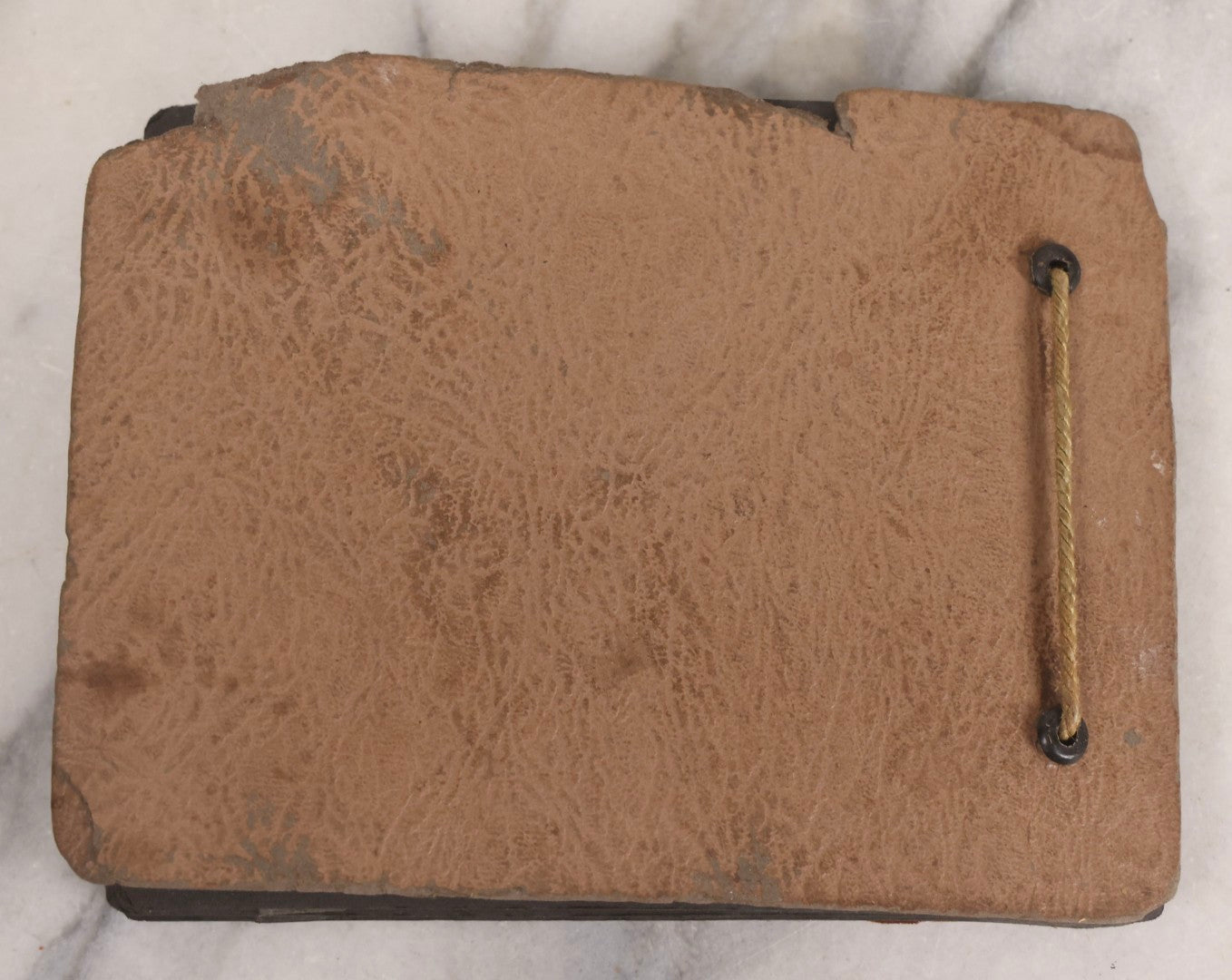 Lot 003 - Antique Snapshot Photo Album Of New England Gravestones With Handwritten Epitaph Transcriptions, Circa 1925–1930