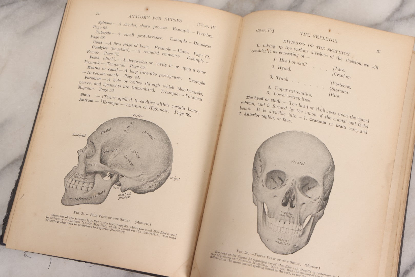 Lot 009 - "Text-Book Of Anatomy And Physiology For Nurses" Antique Medical Textbook By Diana Clifford Kimber, Illustrated, Third Edition Revised By Carolyn E. Gray, Published By The Macmillan Company, New York, 1912