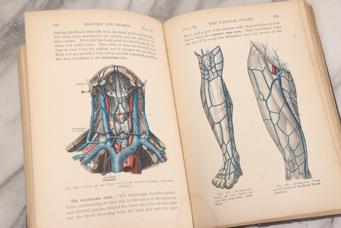 Lot 009 - "Text-Book Of Anatomy And Physiology For Nurses" Antique Medical Textbook By Diana Clifford Kimber, Illustrated, Third Edition Revised By Carolyn E. Gray, Published By The Macmillan Company, New York, 1912