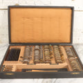 Lot 010 - Antique Optometrist Trial Lens Set With Concave And Convex Lenses In Original Fitted Case