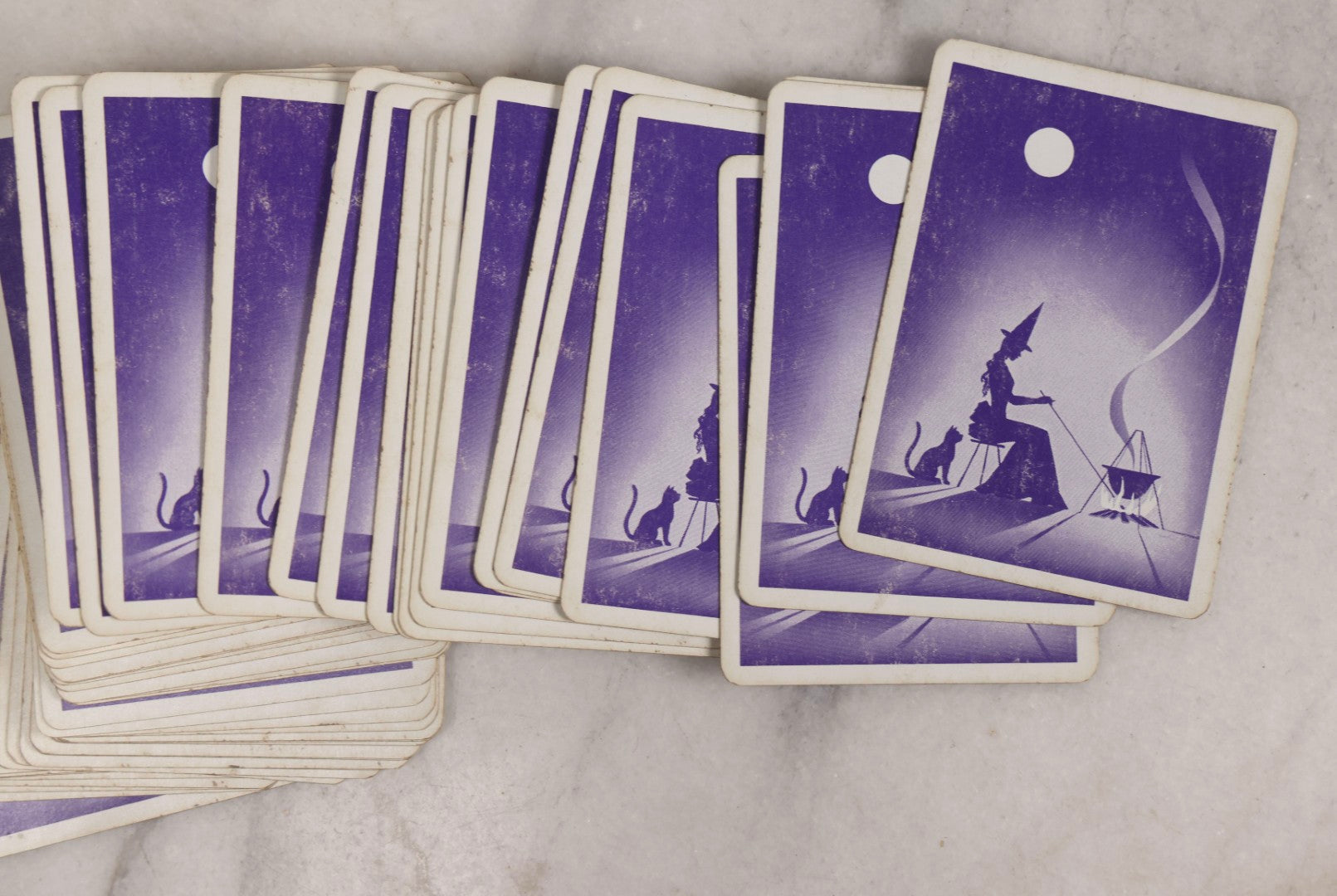 Lot 023 - Vintage Gypsy Witch Fortune Telling Playing Cards, Two Complete Packs, United States Playing Card Company, Cincinnati, Ohio