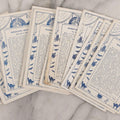 Lot 024 - Antique Set Of 20 Horoscope Reading Cards, Coin-Op Fortune Cards, Copyright 1925 Exhibit Supply Co., Chicago