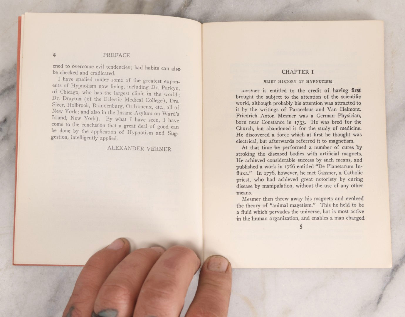 Lot 025 - Vintage Medical Hypnotism And Suggestion Illustrated Booklet By Alexr. Verner, F.A.I.P., Founder Of The British Psychological Institute, Circa 1930s