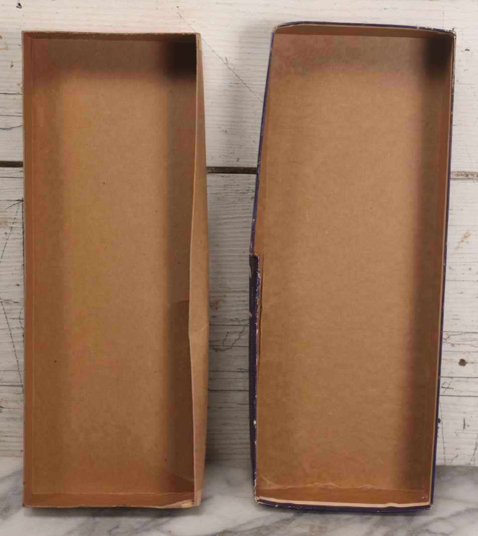 Lot 027 - Vintage “Accurate Modern Man Skeleton” Cardboard Display Box With Skeleton Graphics, Plastics Masters Inc., Chicago