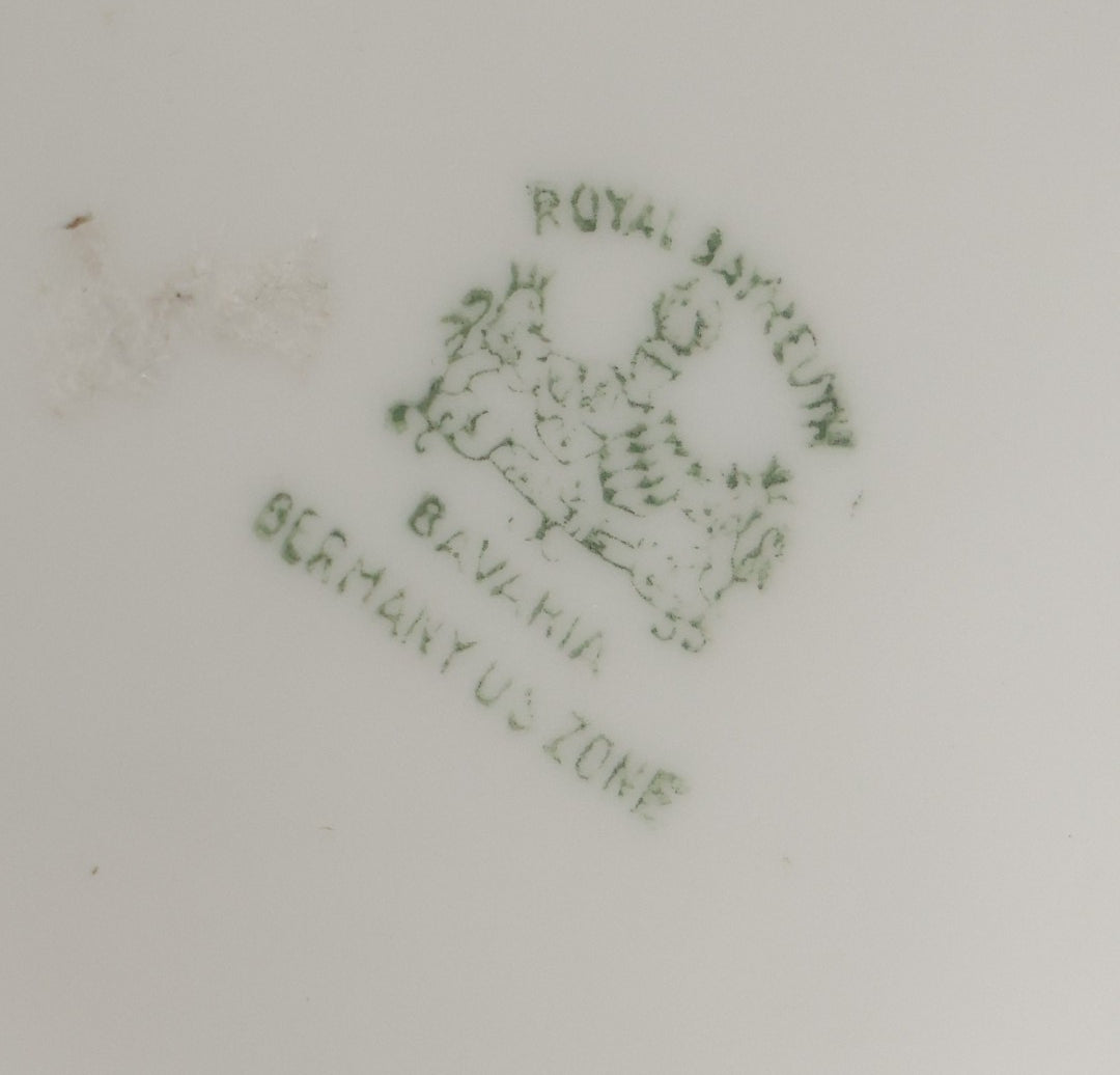 Lot 032 - Vintage Royal Bayreuth "Devil & Cards" Pitcher With Playing Card Motif And Devil Handle, Circa 1940s Marked "Bermuda", Note Chip To Spout