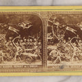 Lot 035 - Antique French Diablerie Stereoview Card “La Guerre, Départ De L'Enfer” (“War, Departure From Hell”), Voyage Through The Lower Regions Series, 19th Century Reprint