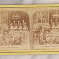Lot 036 - Antique French Diablerie Stereoview Card “La Loterie Infernale” (“The Infernal Lottery”), Voyage Through The Lower Regions Series, 19th Century Reprint