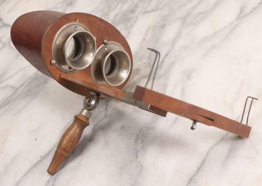 Lot 039 - Antique Stereoscopic Card Viewer Stereo Scope “The Stereo-Graphoscope,” Patented In Multiple Countries, Circa 1896