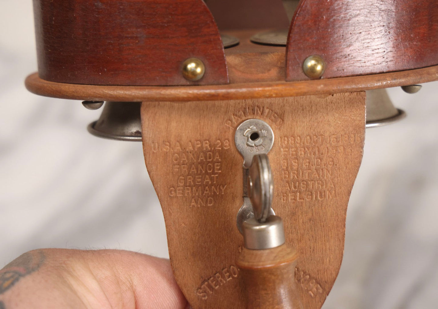 Lot 039 - Antique Stereoscopic Card Viewer Stereo Scope “The Stereo-Graphoscope,” Patented In Multiple Countries, Circa 1896