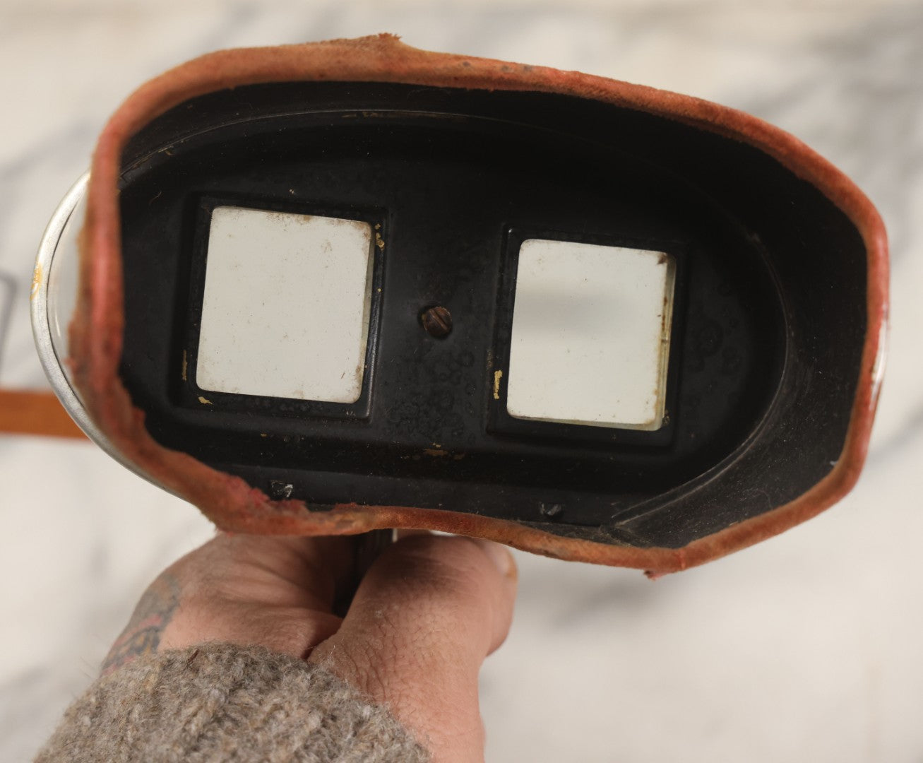 Lot 040 - Antique Stereoscopic Card Viewer "The Perfecscope" By H.C. White Co., North Bennington, Vermont, Circa 1902, With Exposition Universelle Internationale 1900 Logo