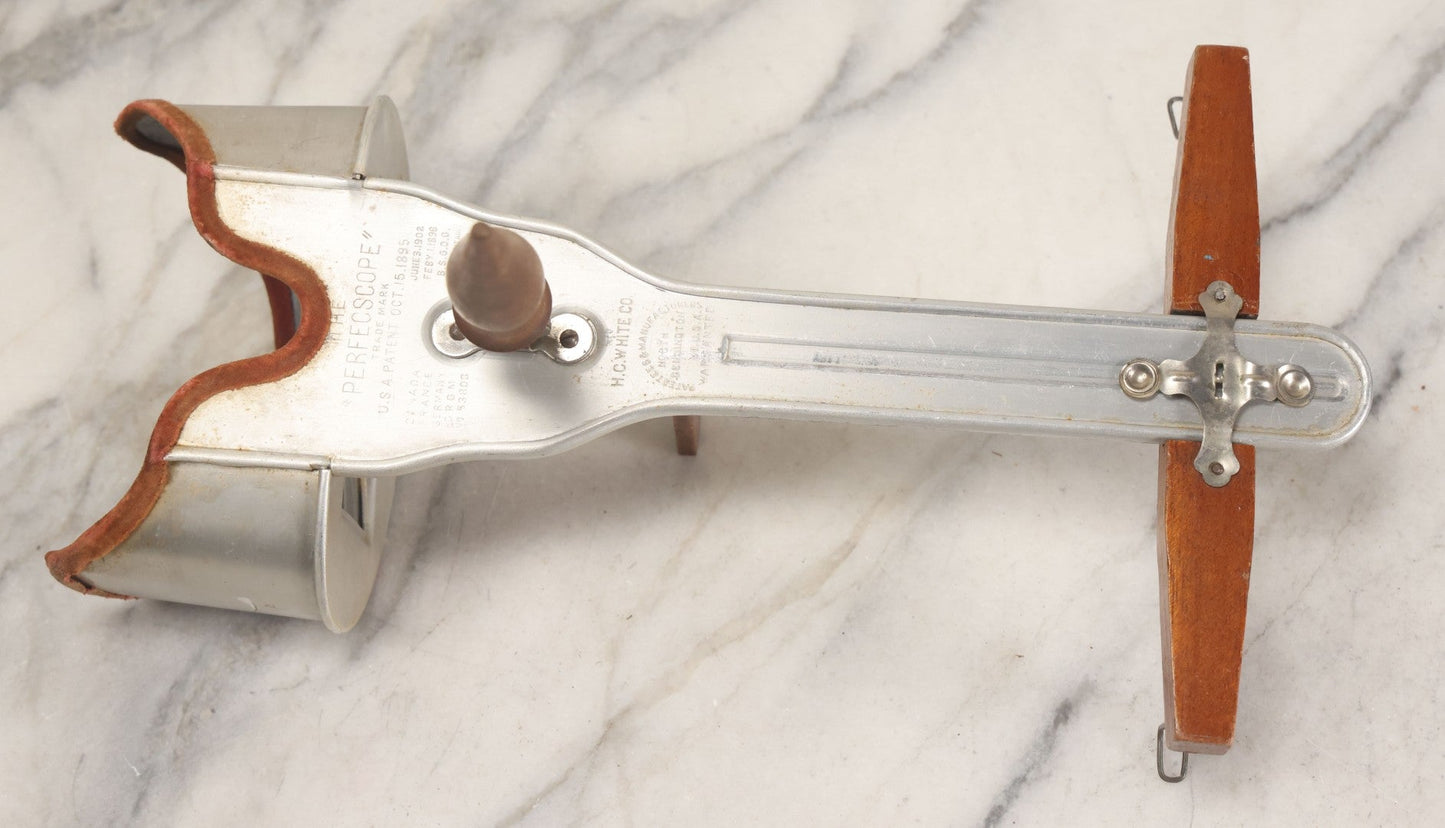 Lot 040 - Antique Stereoscopic Card Viewer "The Perfecscope" By H.C. White Co., North Bennington, Vermont, Circa 1902, With Exposition Universelle Internationale 1900 Logo