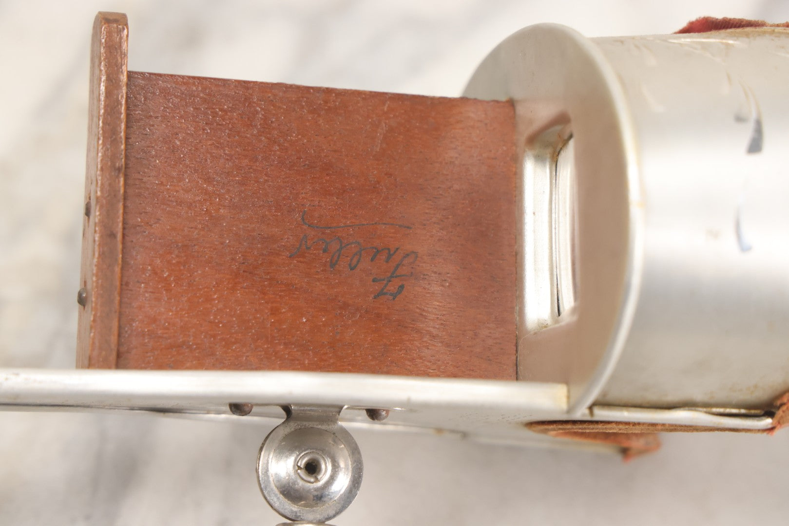 Lot 040 - Antique Stereoscopic Card Viewer "The Perfecscope" By H.C. White Co., North Bennington, Vermont, Circa 1902, With Exposition Universelle Internationale 1900 Logo