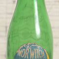 Lot 045 - Vintage Norwitch Pale Dry Ginger Ale Green Glass Soda Bottle With Witch Label, Protective Union, Worcester, Massachusetts, Early 20th Century, 8" H
