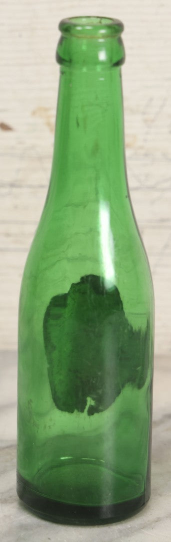 Lot 045 - Vintage Norwitch Pale Dry Ginger Ale Green Glass Soda Bottle With Witch Label, Protective Union, Worcester, Massachusetts, Early 20th Century