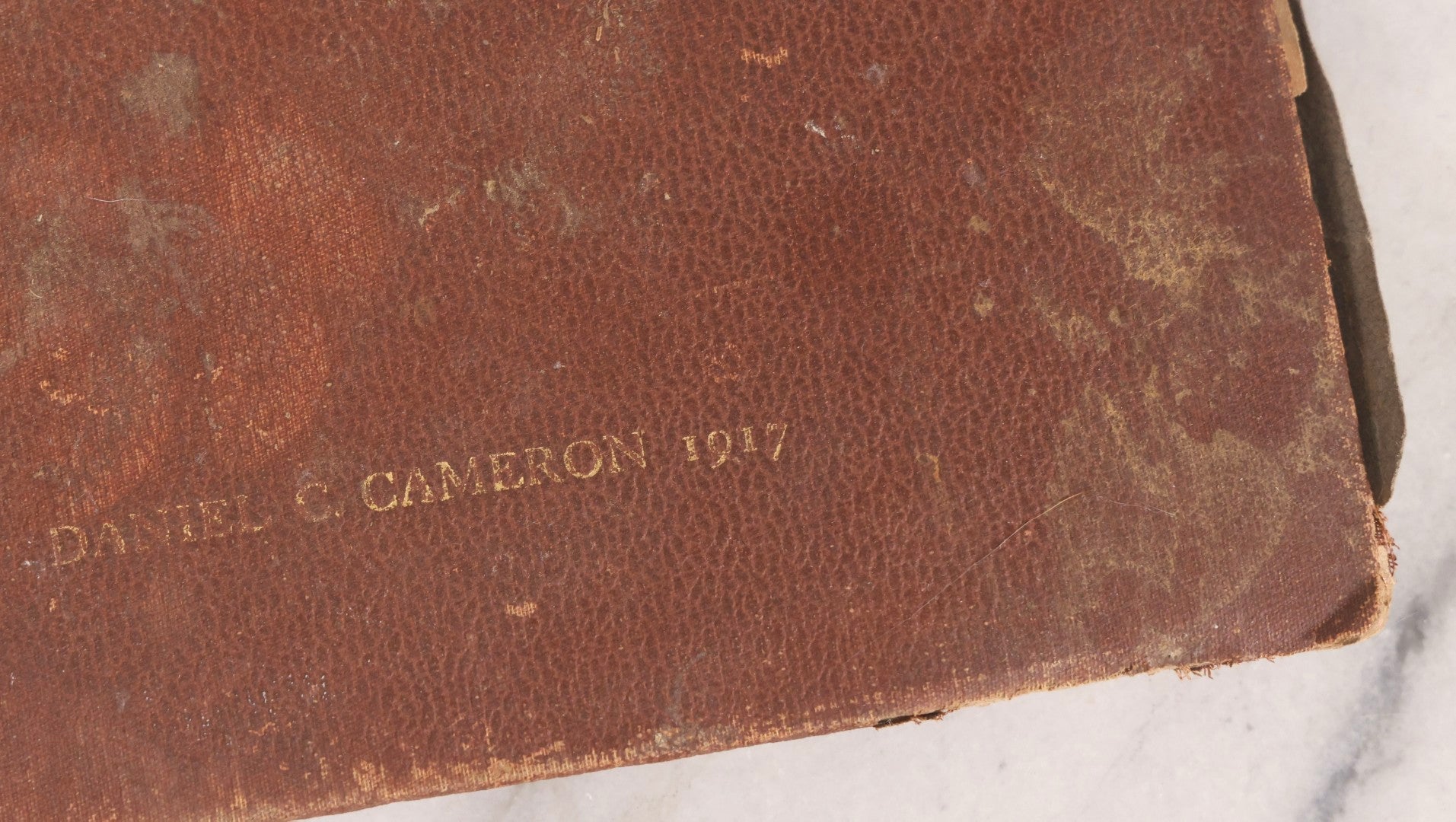 Lot 065 - Antique Tufts College Delta Tau Delta Fraternity Yearbook And Photo Album With 85+ Snapshot Photographs, Belonging To Daniel C. Cameron, Medford / Somerville, Massachusetts, 1917