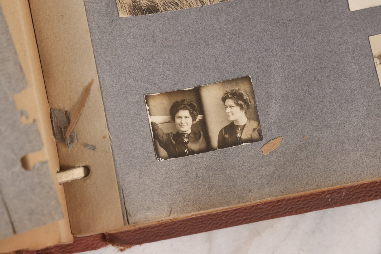 Lot 065 - Antique Tufts College Delta Tau Delta Fraternity Yearbook And Photo Album With 85+ Snapshot Photographs, Belonging To Daniel C. Cameron, Medford / Somerville, Massachusetts, 1917