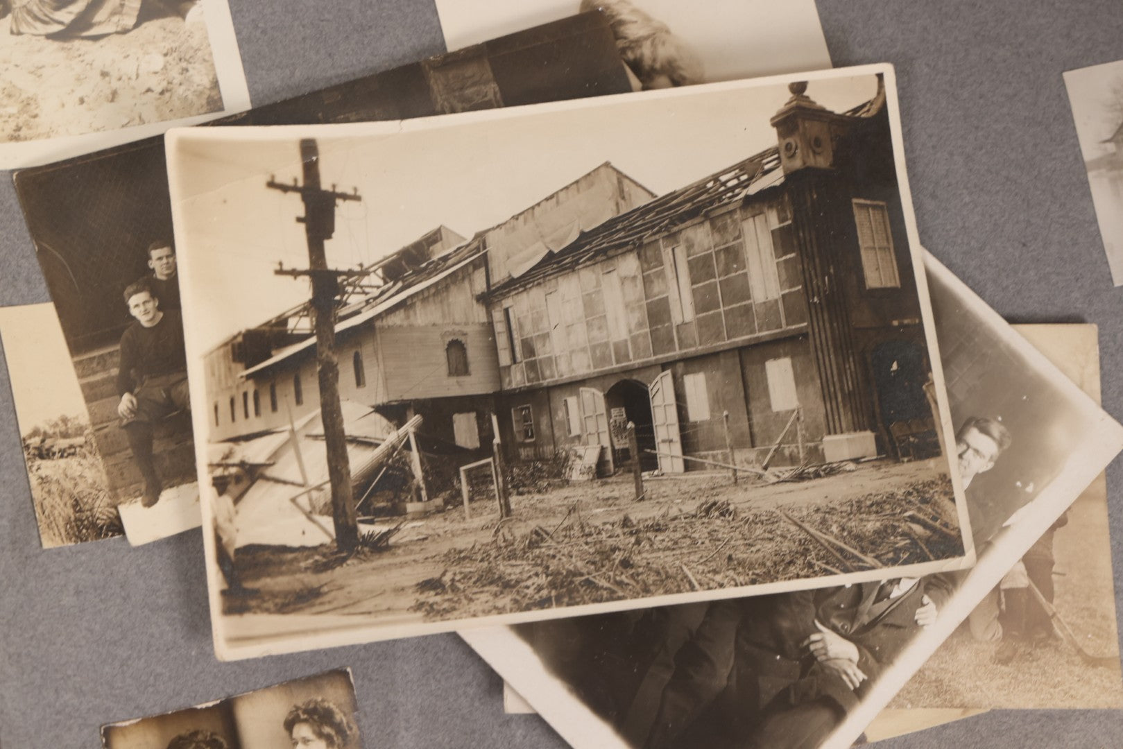 Lot 065 - Antique Tufts College Delta Tau Delta Fraternity Yearbook And Photo Album With 85+ Snapshot Photographs, Belonging To Daniel C. Cameron, Medford / Somerville, Massachusetts, 1917