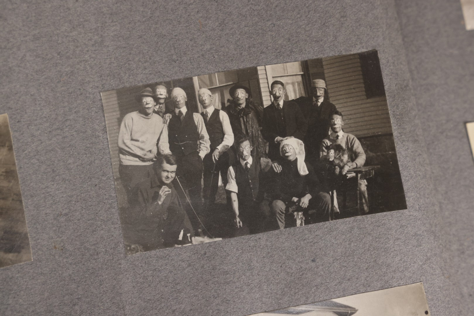 Lot 065 - Antique Tufts College Delta Tau Delta Fraternity Yearbook And Photo Album With 85+ Snapshot Photographs, Belonging To Daniel C. Cameron, Medford / Somerville, Massachusetts, 1917