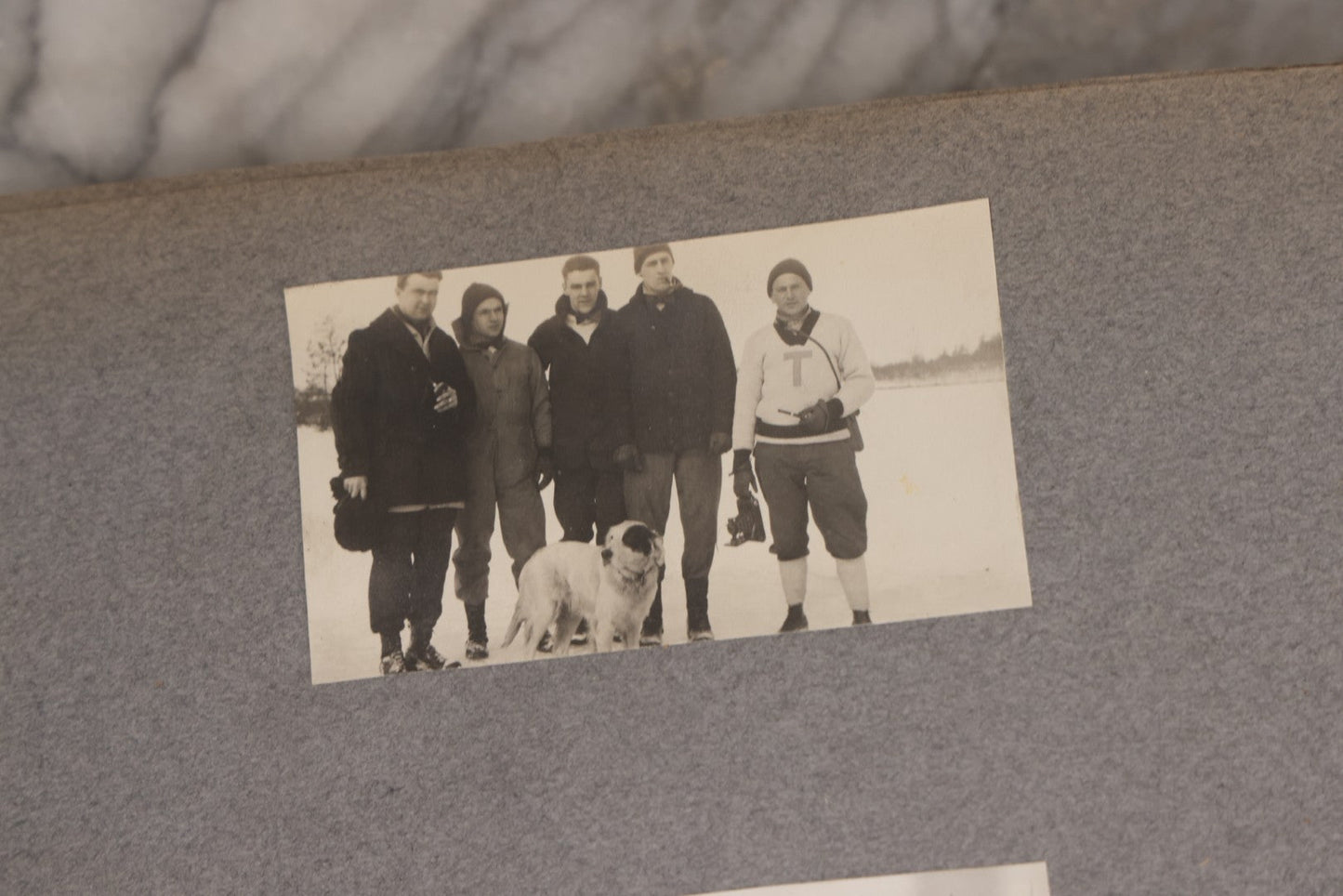 Lot 065 - Antique Tufts College Delta Tau Delta Fraternity Yearbook And Photo Album With 85+ Snapshot Photographs, Belonging To Daniel C. Cameron, Medford / Somerville, Massachusetts, 1917