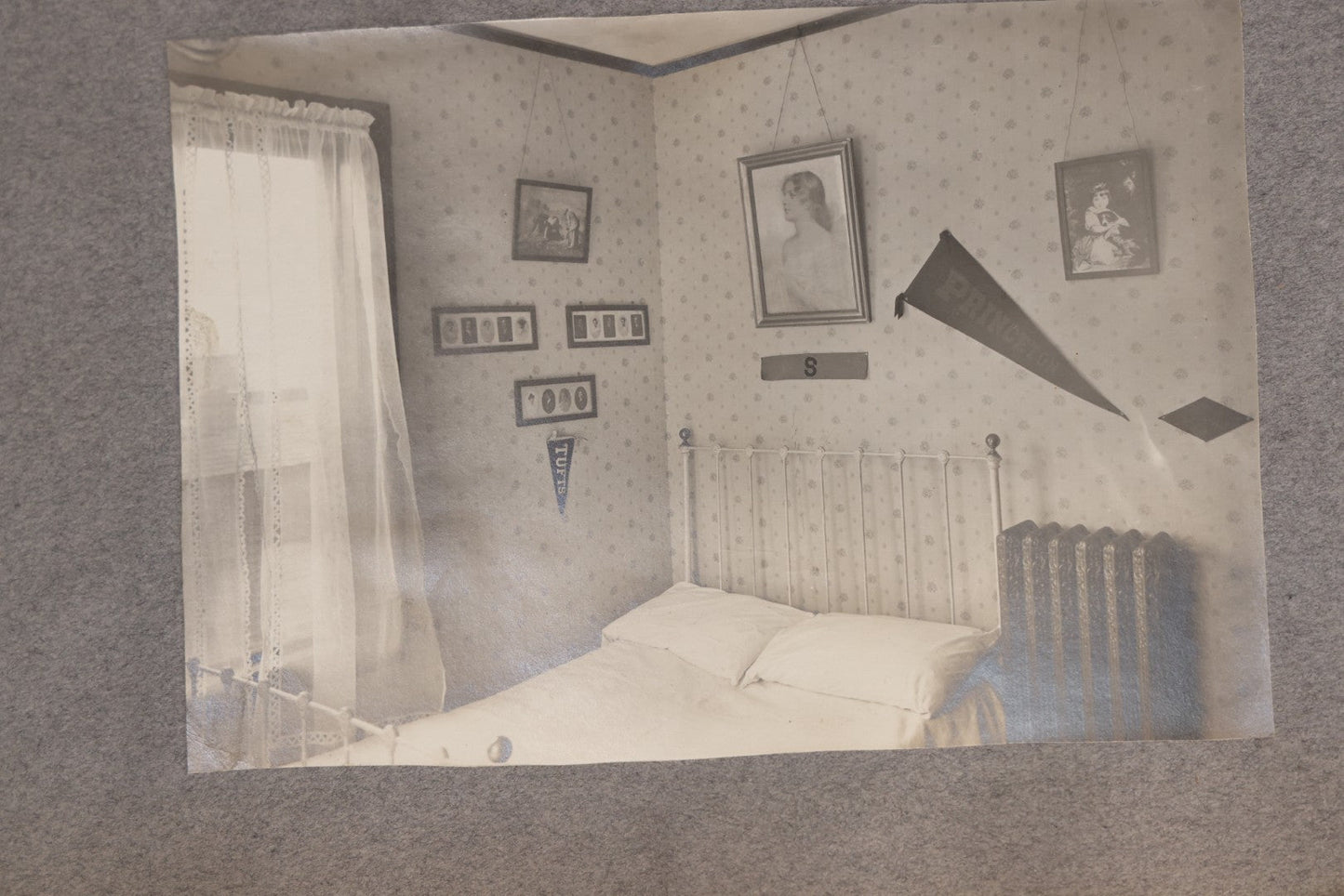 Lot 065 - Antique Tufts College Delta Tau Delta Fraternity Yearbook And Photo Album With 85+ Snapshot Photographs, Belonging To Daniel C. Cameron, Medford / Somerville, Massachusetts, 1917