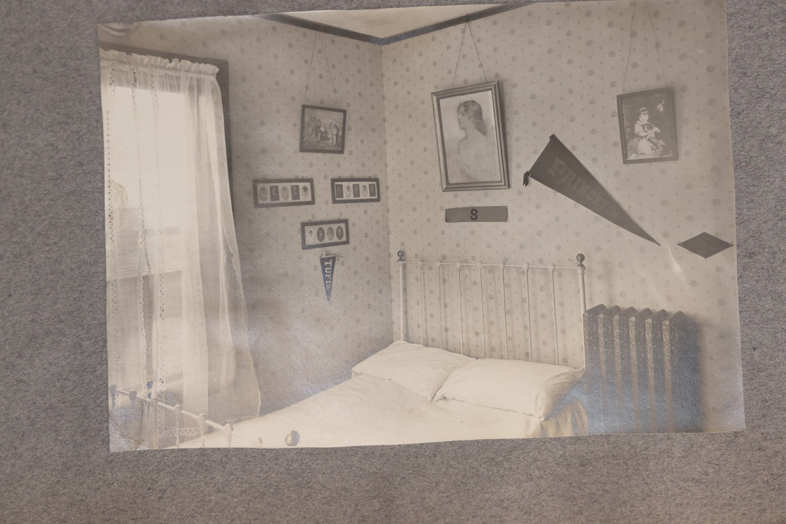 Lot 065 - Antique Tufts College Delta Tau Delta Fraternity Yearbook And Photo Album With 85+ Snapshot Photographs, Belonging To Daniel C. Cameron, Medford / Somerville, Massachusetts, 1917