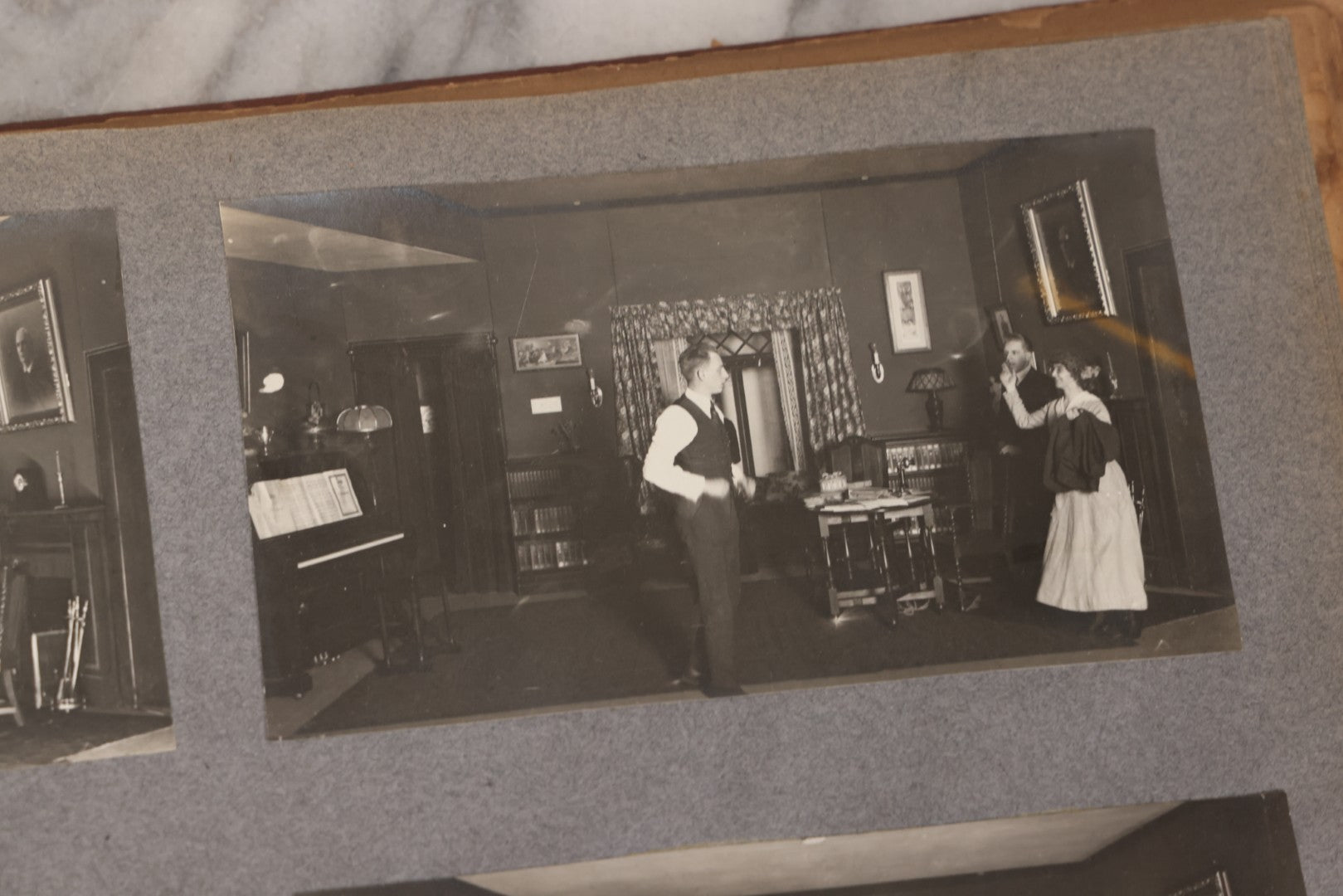 Lot 065 - Antique Tufts College Delta Tau Delta Fraternity Yearbook And Photo Album With 85+ Snapshot Photographs, Belonging To Daniel C. Cameron, Medford / Somerville, Massachusetts, 1917