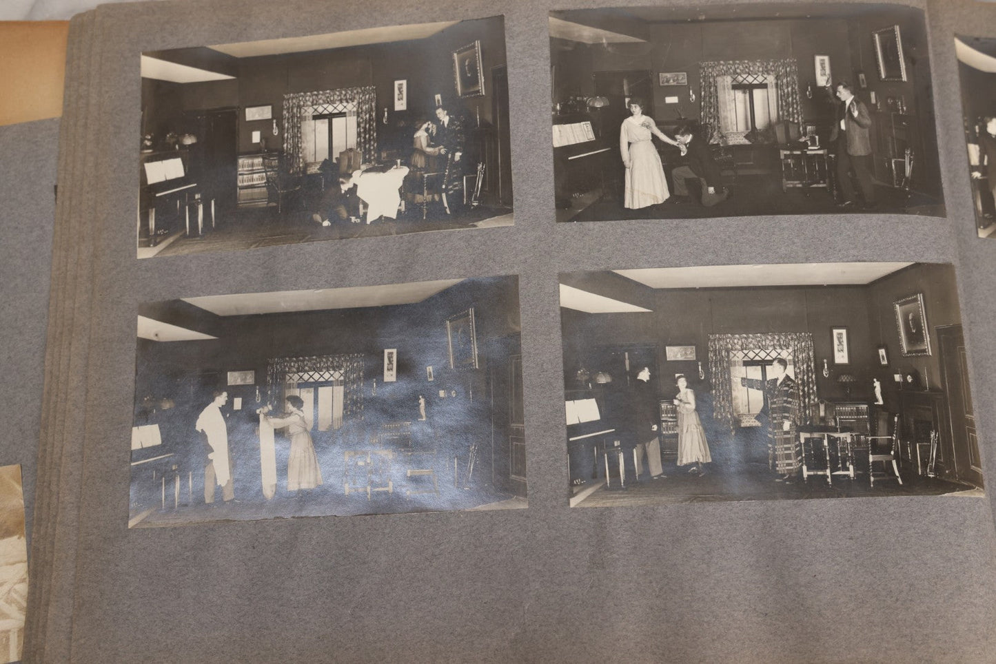 Lot 065 - Antique Tufts College Delta Tau Delta Fraternity Yearbook And Photo Album With 85+ Snapshot Photographs, Belonging To Daniel C. Cameron, Medford / Somerville, Massachusetts, 1917