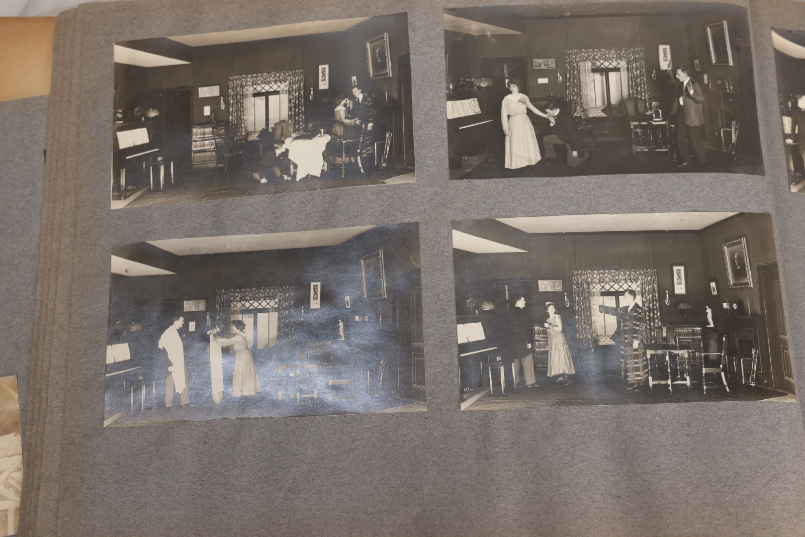 Lot 065 - Antique Tufts College Delta Tau Delta Fraternity Yearbook And Photo Album With 85+ Snapshot Photographs, Belonging To Daniel C. Cameron, Medford / Somerville, Massachusetts, 1917