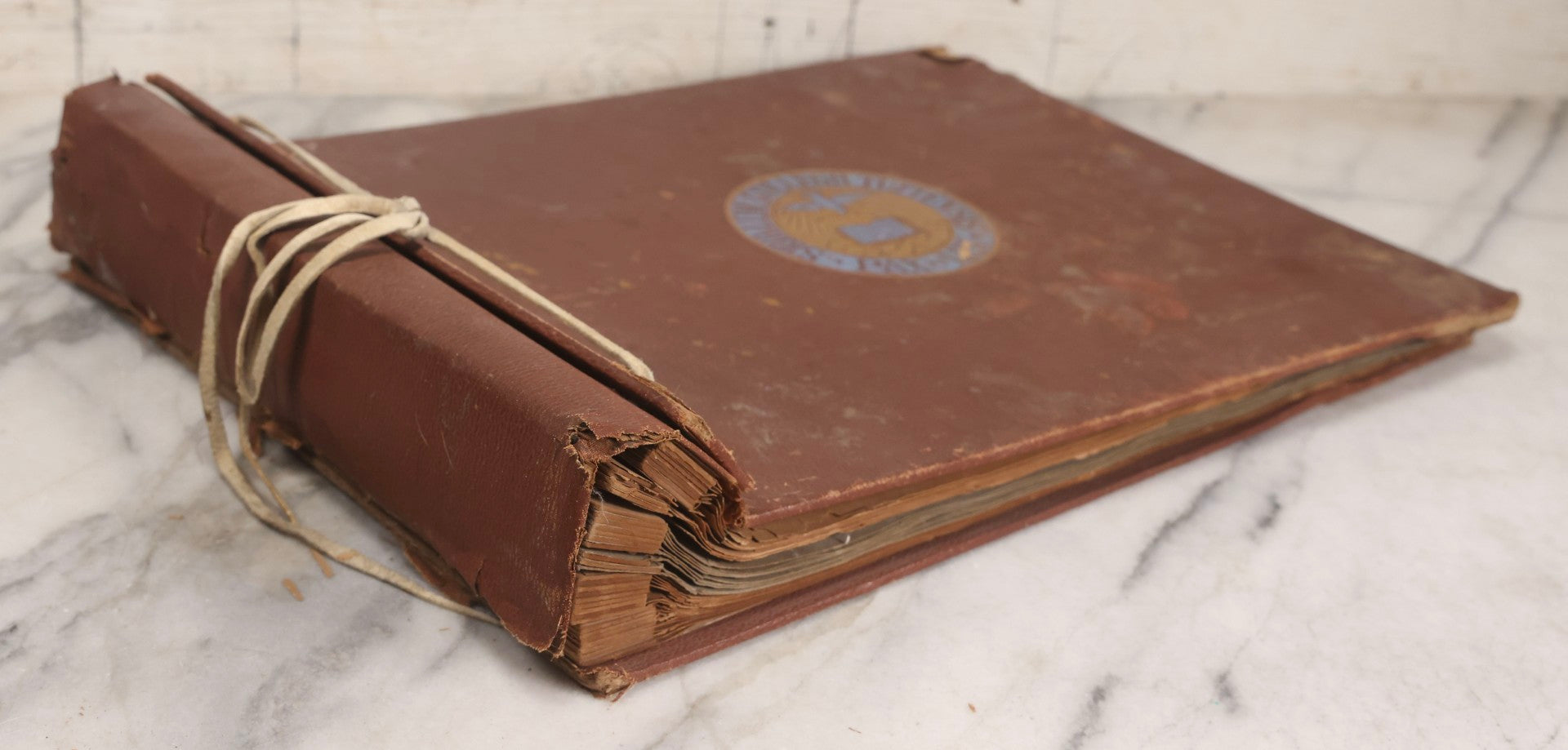 Lot 065 - Antique Tufts College Delta Tau Delta Fraternity Yearbook And Photo Album With 85+ Snapshot Photographs, Belonging To Daniel C. Cameron, Medford / Somerville, Massachusetts, 1917