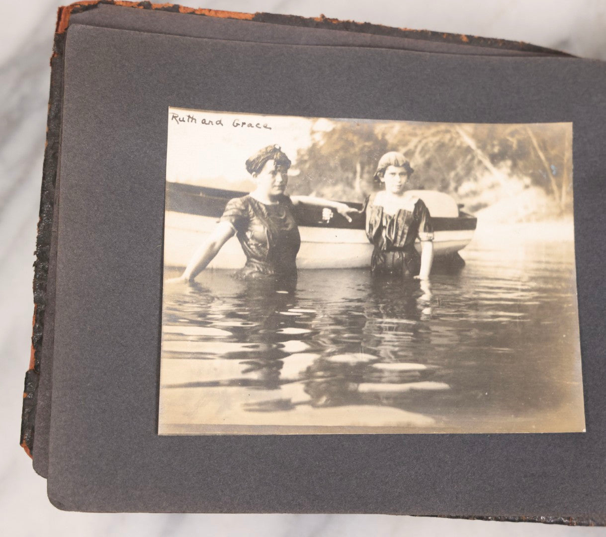 Lot 066 - Early 20th Century Snapshot Photo Album With 100+ Photographs, Camping, Travel, Dogs, Rural Life, And Outdoor Recreation, Circa 1910–1920