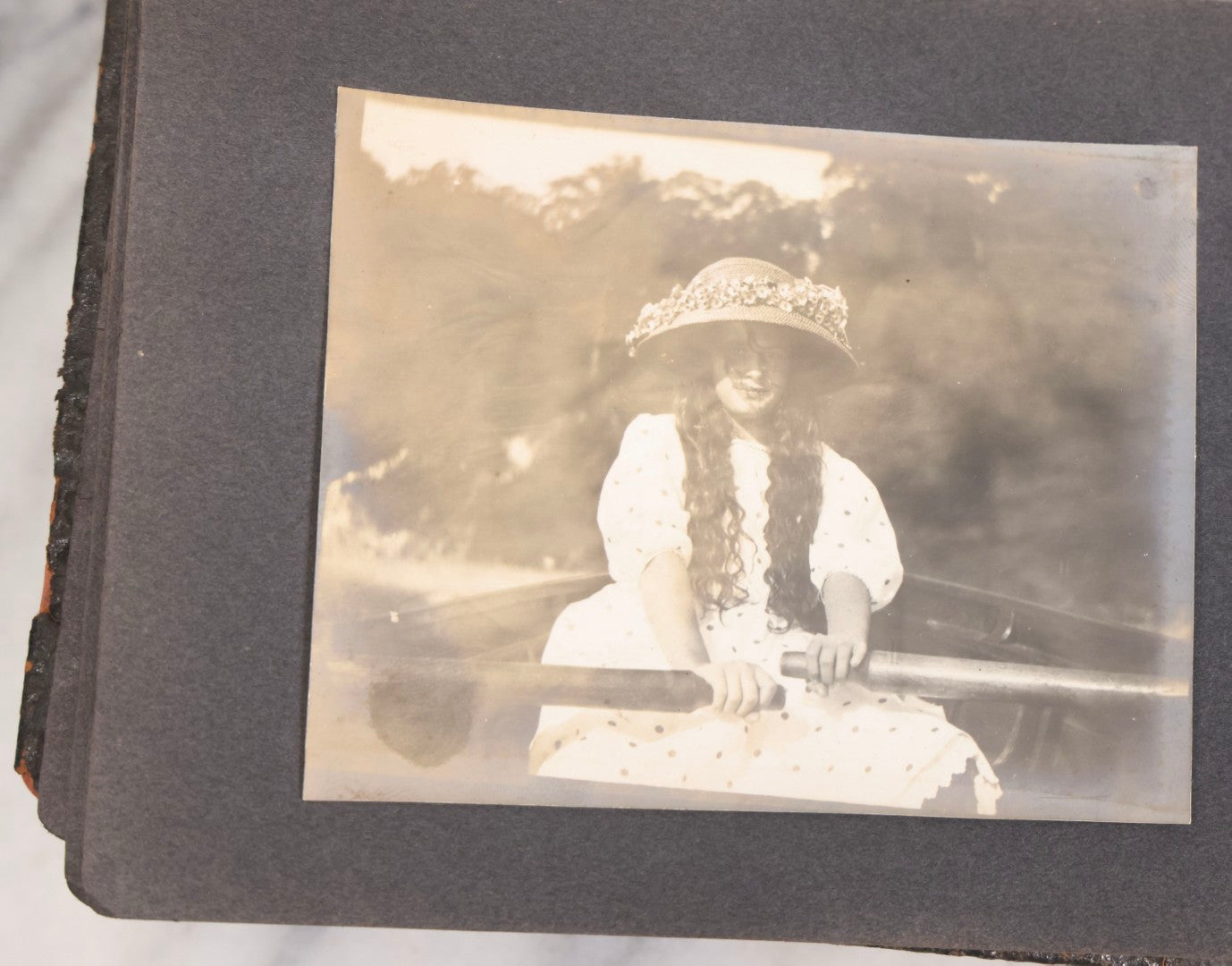 Lot 066 - Early 20th Century Snapshot Photo Album With 100+ Photographs, Camping, Travel, Dogs, Rural Life, And Outdoor Recreation, Circa 1910–1920