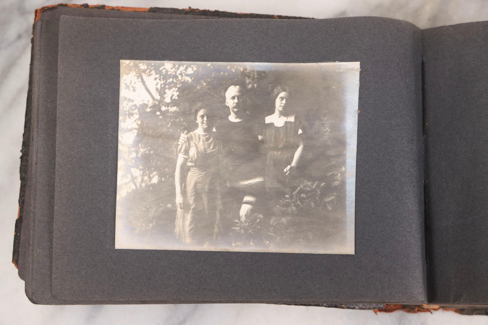 Lot 066 - Early 20th Century Snapshot Photo Album With 100+ Photographs, Camping, Travel, Dogs, Rural Life, And Outdoor Recreation, Circa 1910–1920