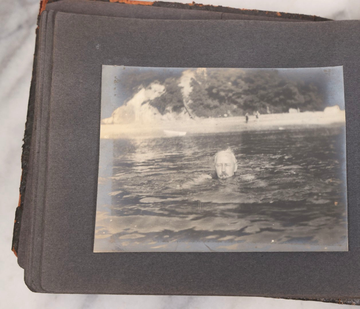 Lot 066 - Early 20th Century Snapshot Photo Album With 100+ Photographs, Camping, Travel, Dogs, Rural Life, And Outdoor Recreation, Circa 1910–1920