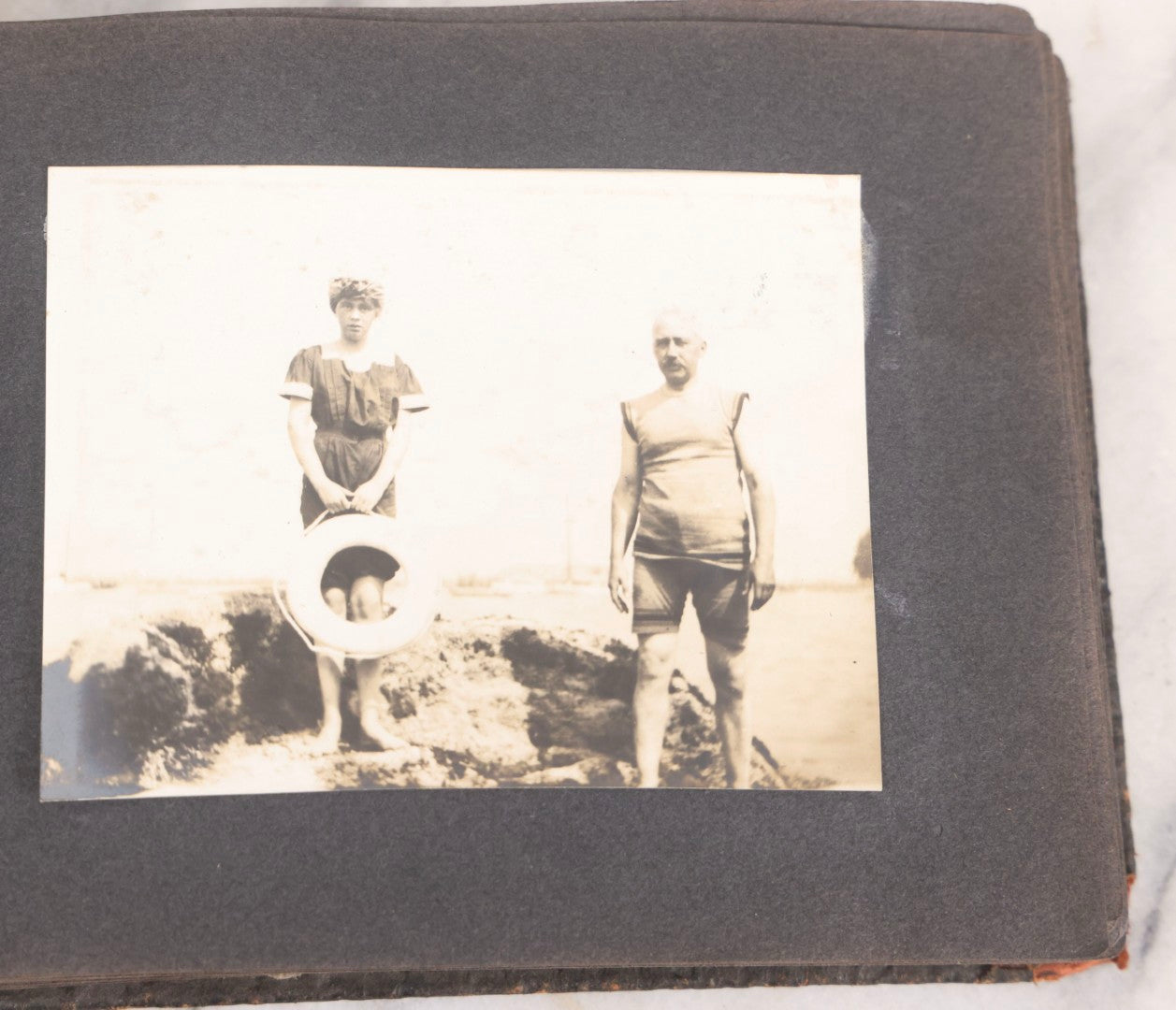 Lot 066 - Early 20th Century Snapshot Photo Album With 100+ Photographs, Camping, Travel, Dogs, Rural Life, And Outdoor Recreation, Circa 1910–1920