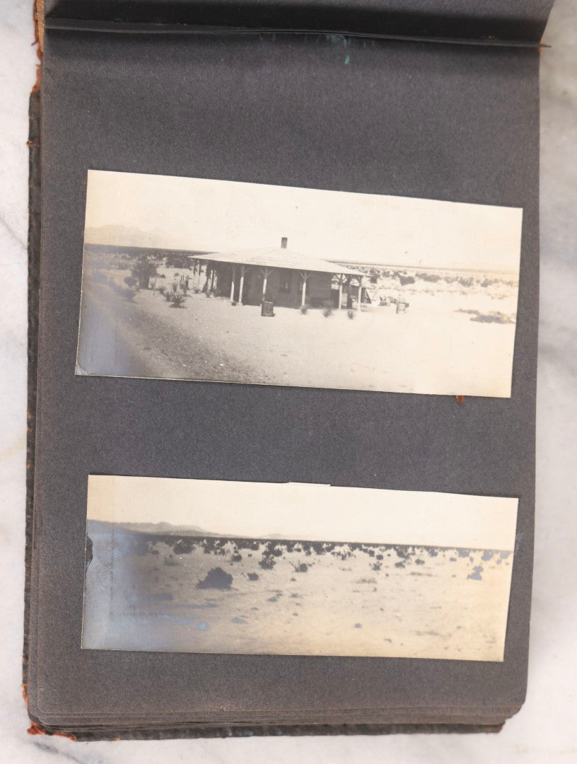 Lot 066 - Early 20th Century Snapshot Photo Album With 100+ Photographs, Camping, Travel, Dogs, Rural Life, And Outdoor Recreation, Circa 1910–1920