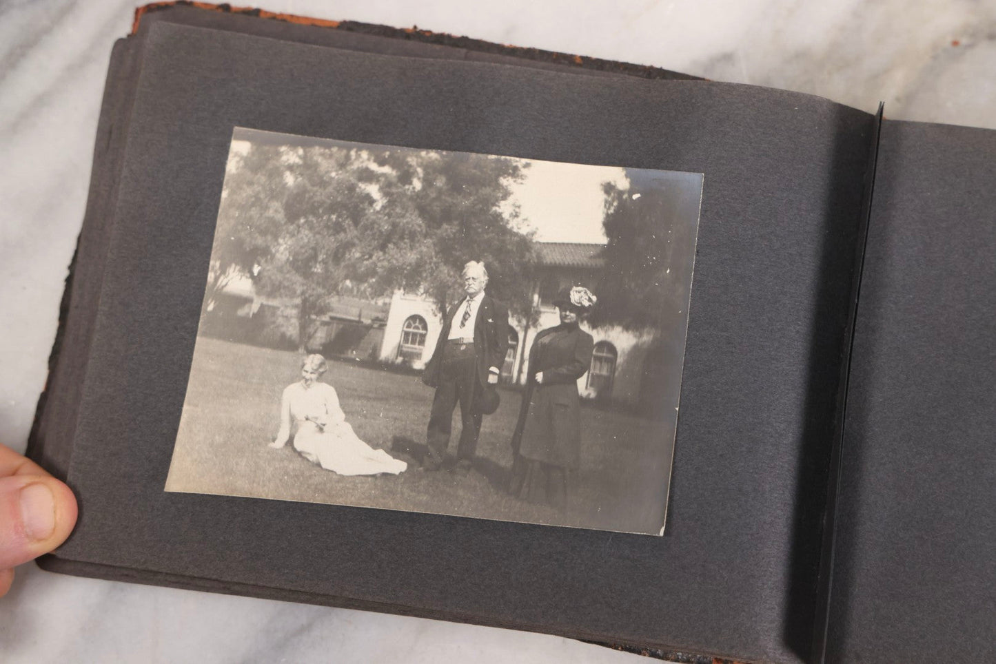 Lot 066 - Early 20th Century Snapshot Photo Album With 100+ Photographs, Camping, Travel, Dogs, Rural Life, And Outdoor Recreation, Circa 1910–1920